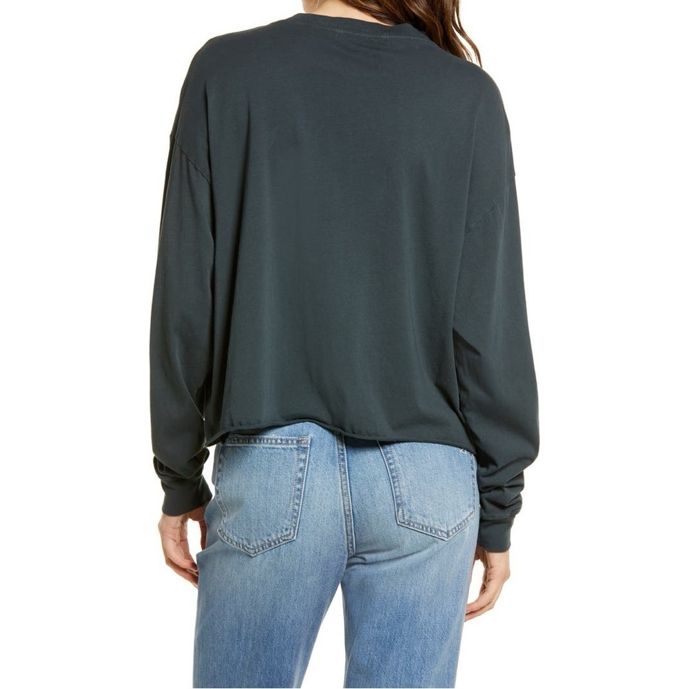 DAYDREAMER AC/DC Crop Graphic Sweatshirt - Picture 4 of 9